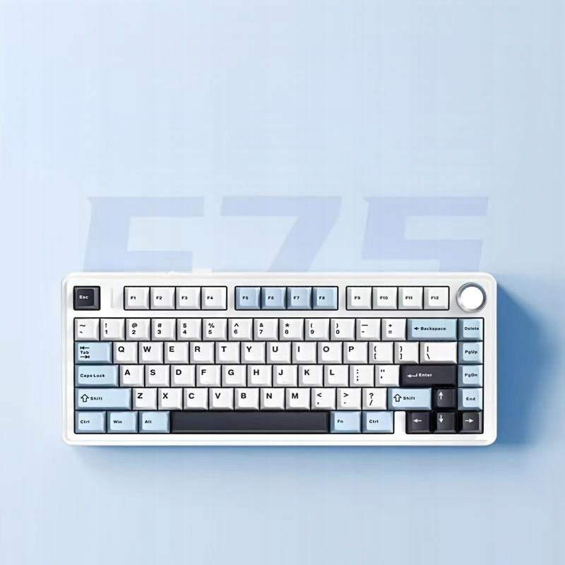 Aula F75 Mechanická klávesnice 3 režimy Rgb Bluetooth 2.4G Usb-c