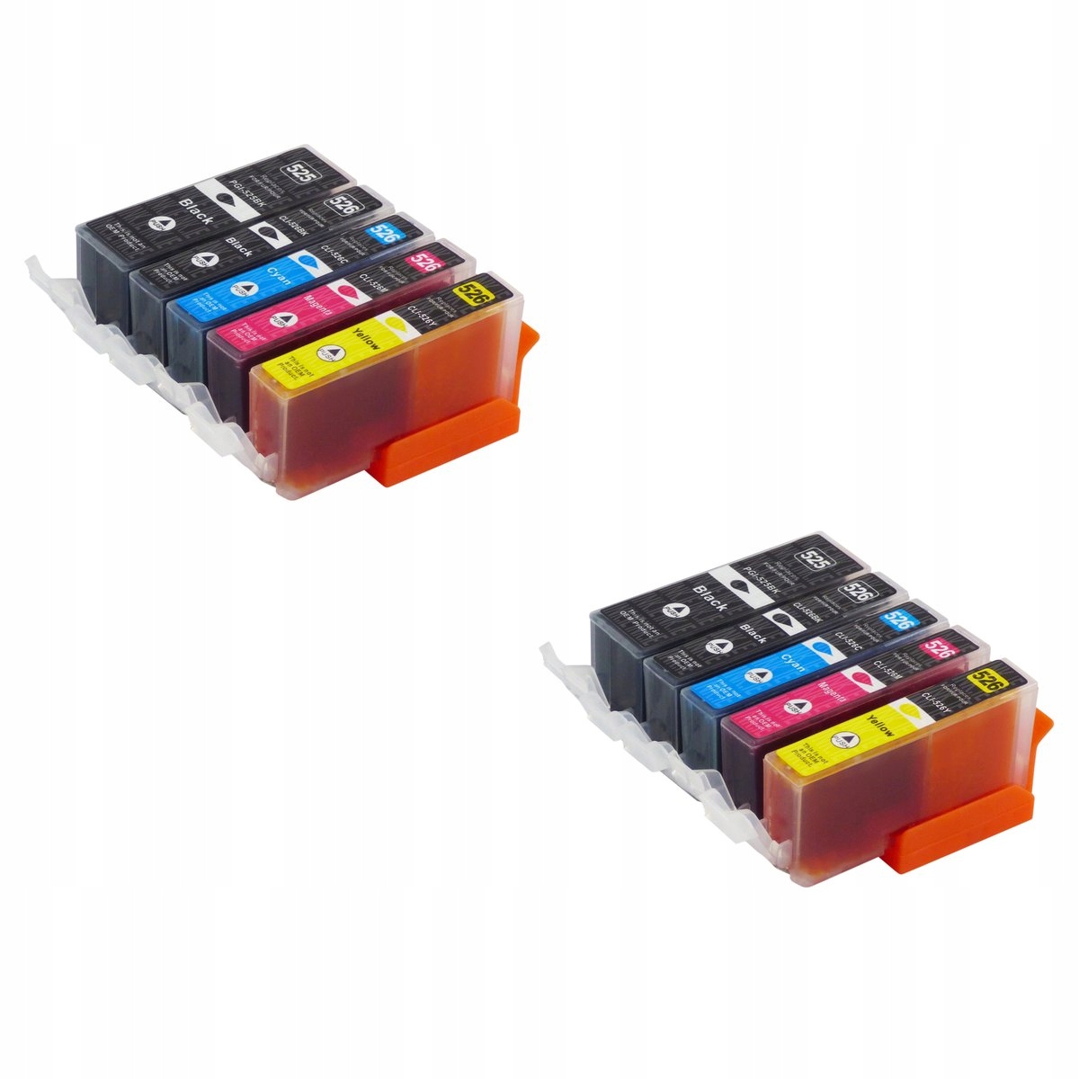 Tusze Canon 10 szt PGI525 CLI 526