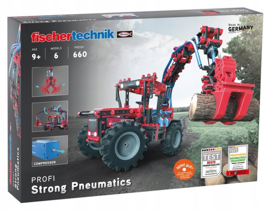 Zastaw konstrukcyjny Strong Pneumatics 6 modeli
