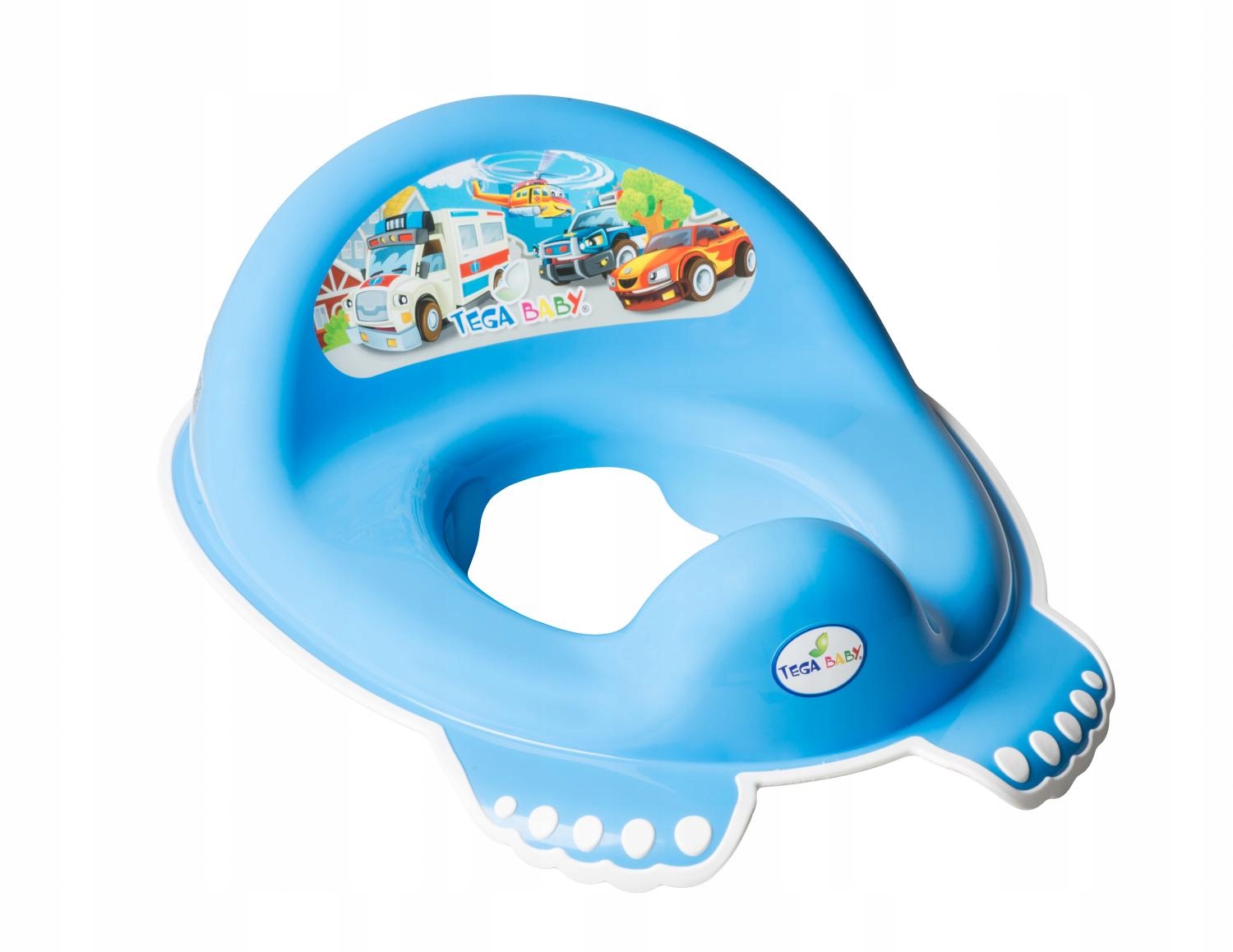 TEGA Nakładka na sedes antypoślizgowa AUTA CARS niebieska dla chłopca
