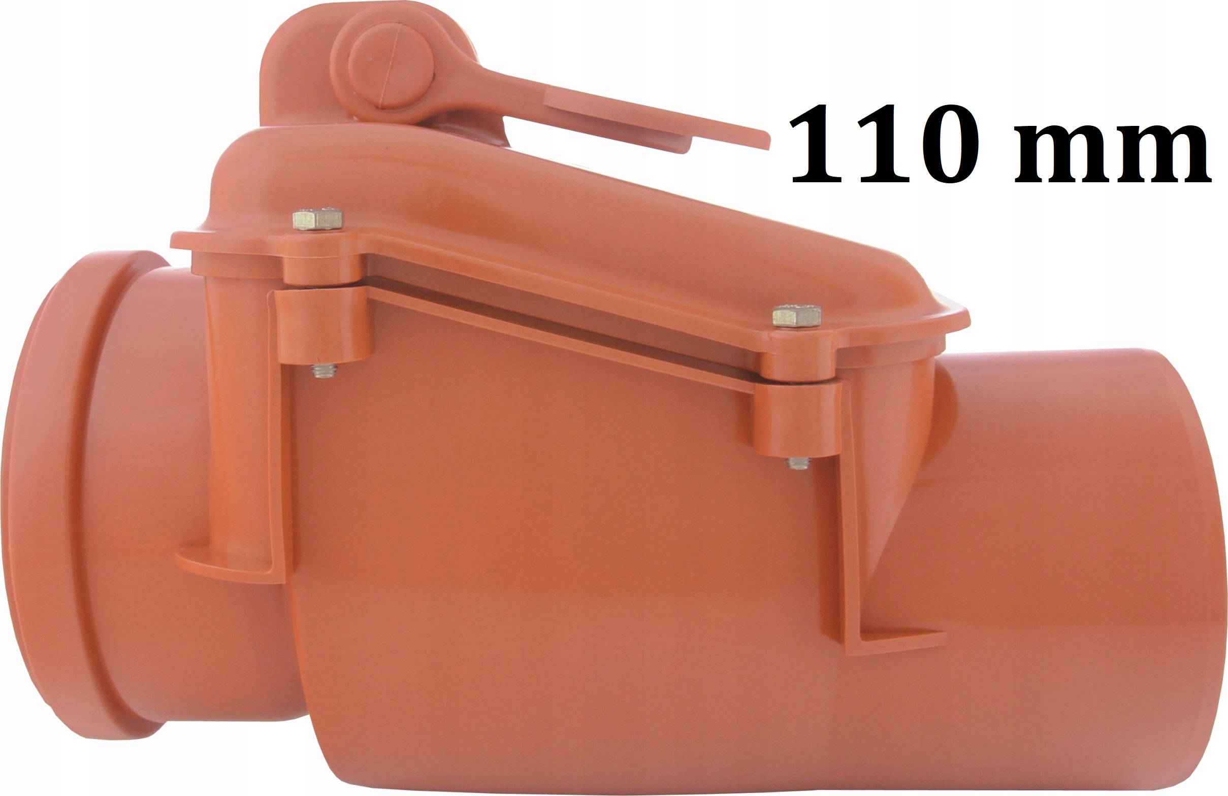 Bouřkový uzávěr 110 mm, zpětný ventil Aquer, vnější kanalizace