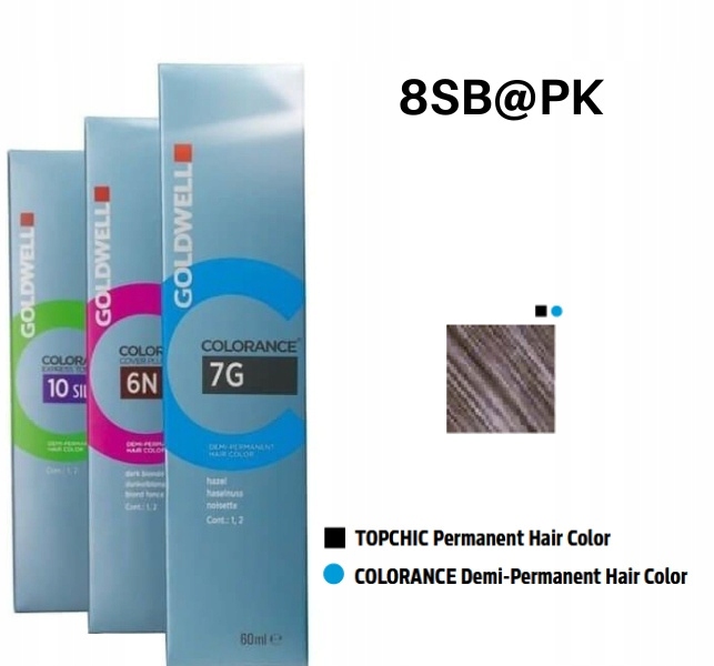 

Goldwell Colorance Farba 60 ml 8SB@PK 22