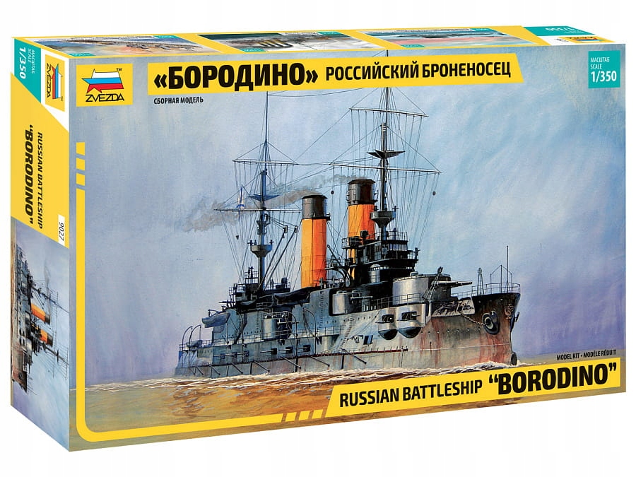 Borodino ruská bitevní loď 1:350 Zvezda 9027