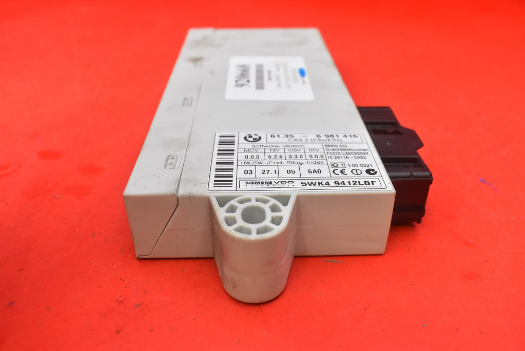 control unit module CAS 6981416 BMW E90 E91 2.0 D 163 KM 04-10
