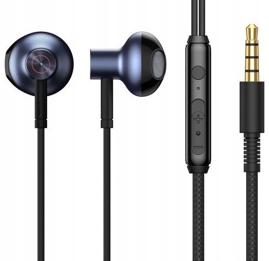 Słuchawki BASEUS z Mikrofonem do Telefonu Jack 3,5mm Douszne na Kablu