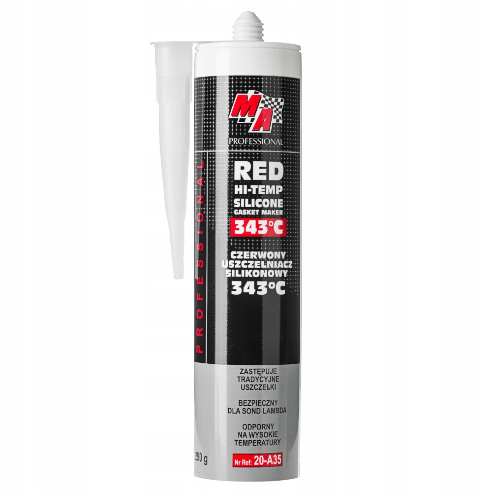 

Silikon Wysokotemp Czerwony 343°C Ma Pro 290g