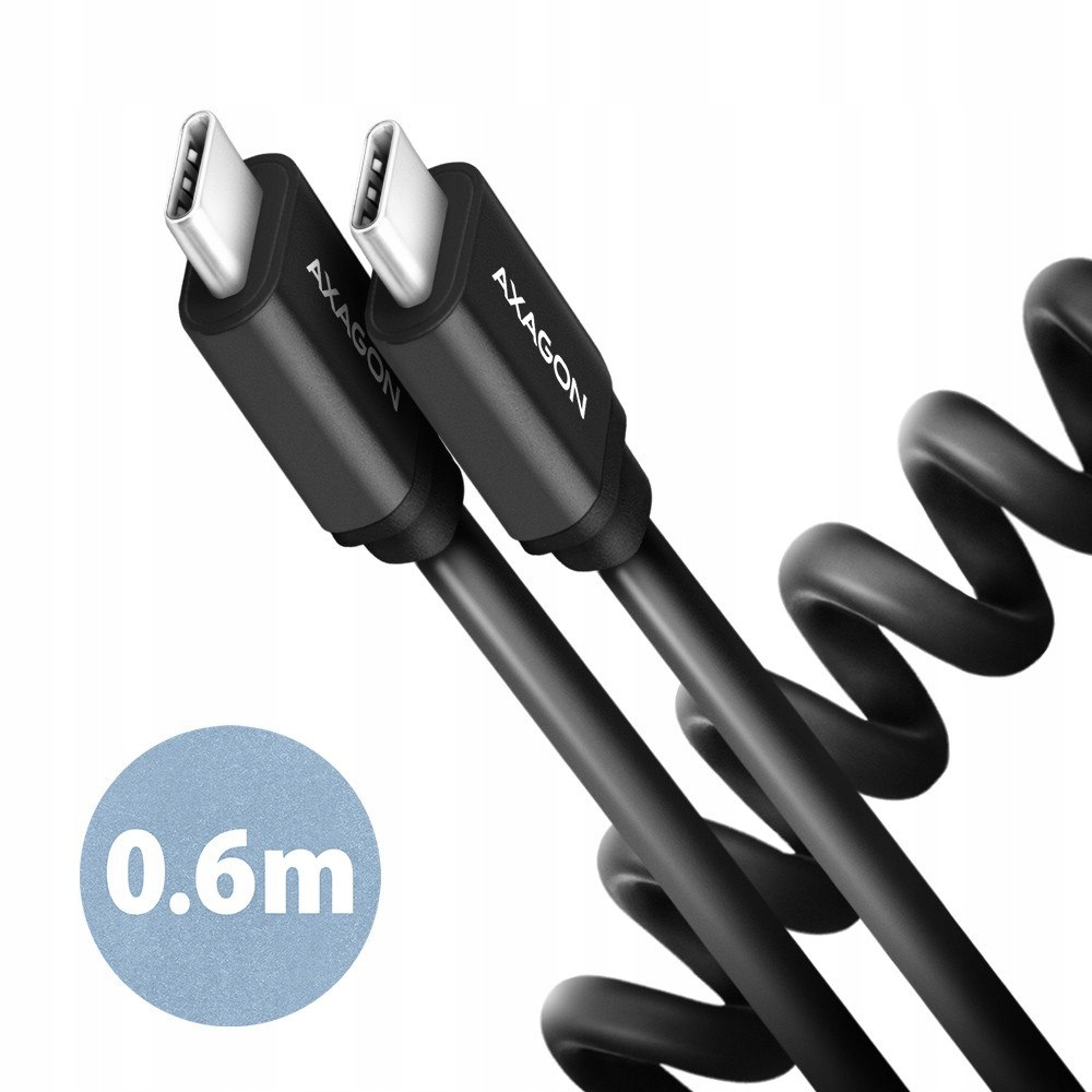 Axagon BUCM-CM10TB Kabel Twister Usb-c Usb-c, 0,