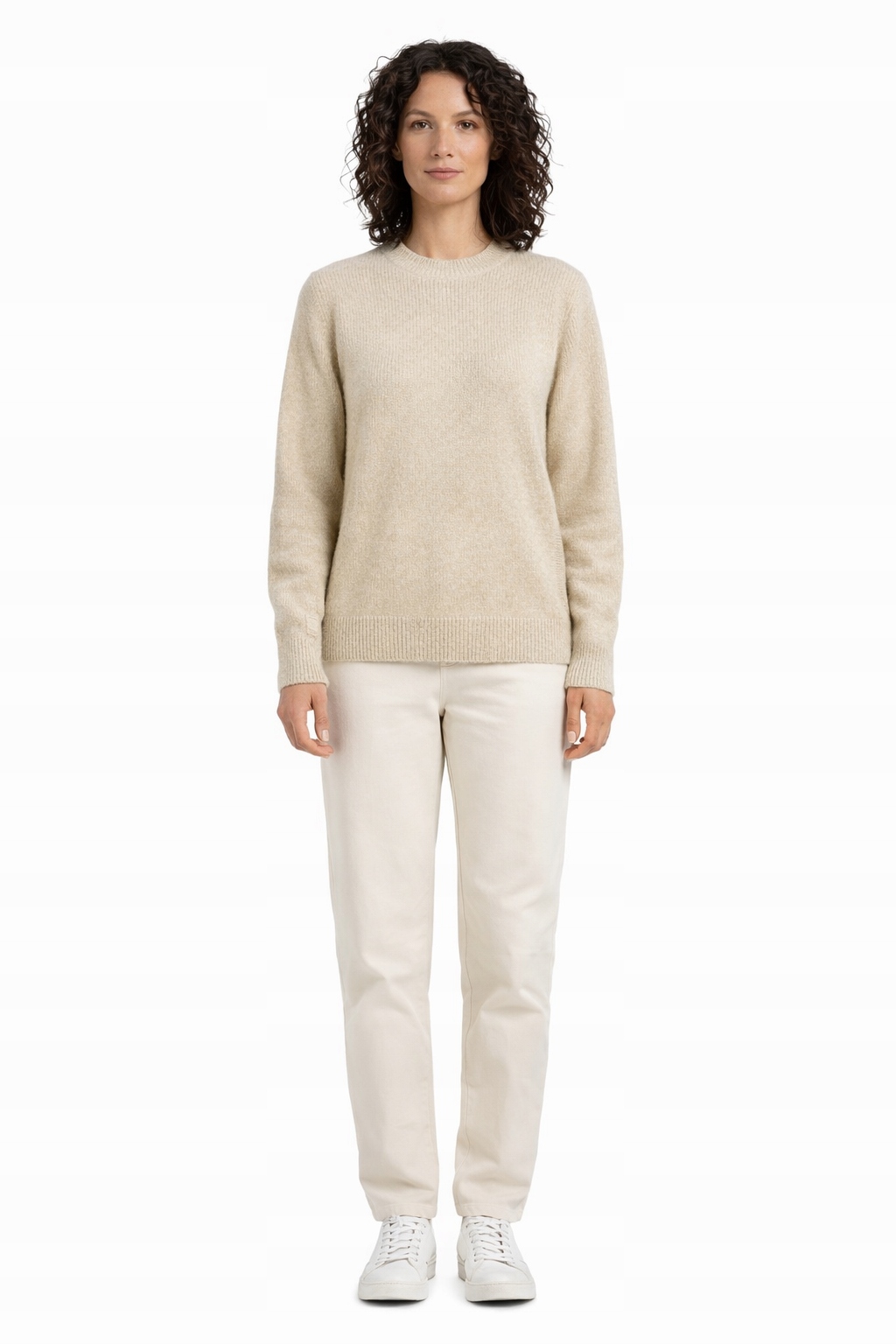 Weekend Maxmara Béžový Klasický Svetr S Dlouhým Rukávem A I4B