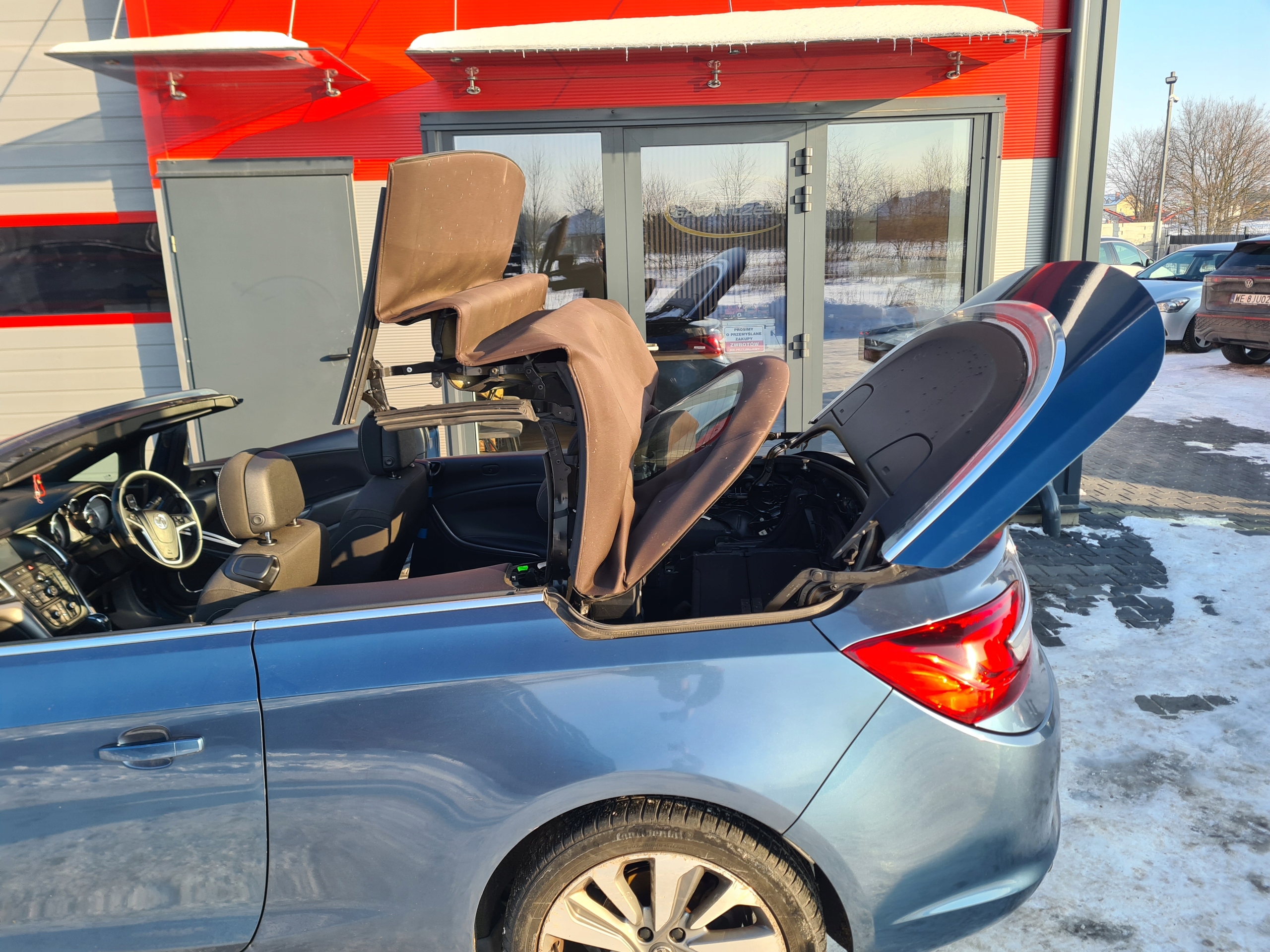СДВИЖНОЙ МЕХАНИЗМ КРЫШИ OPEL CASCADA
