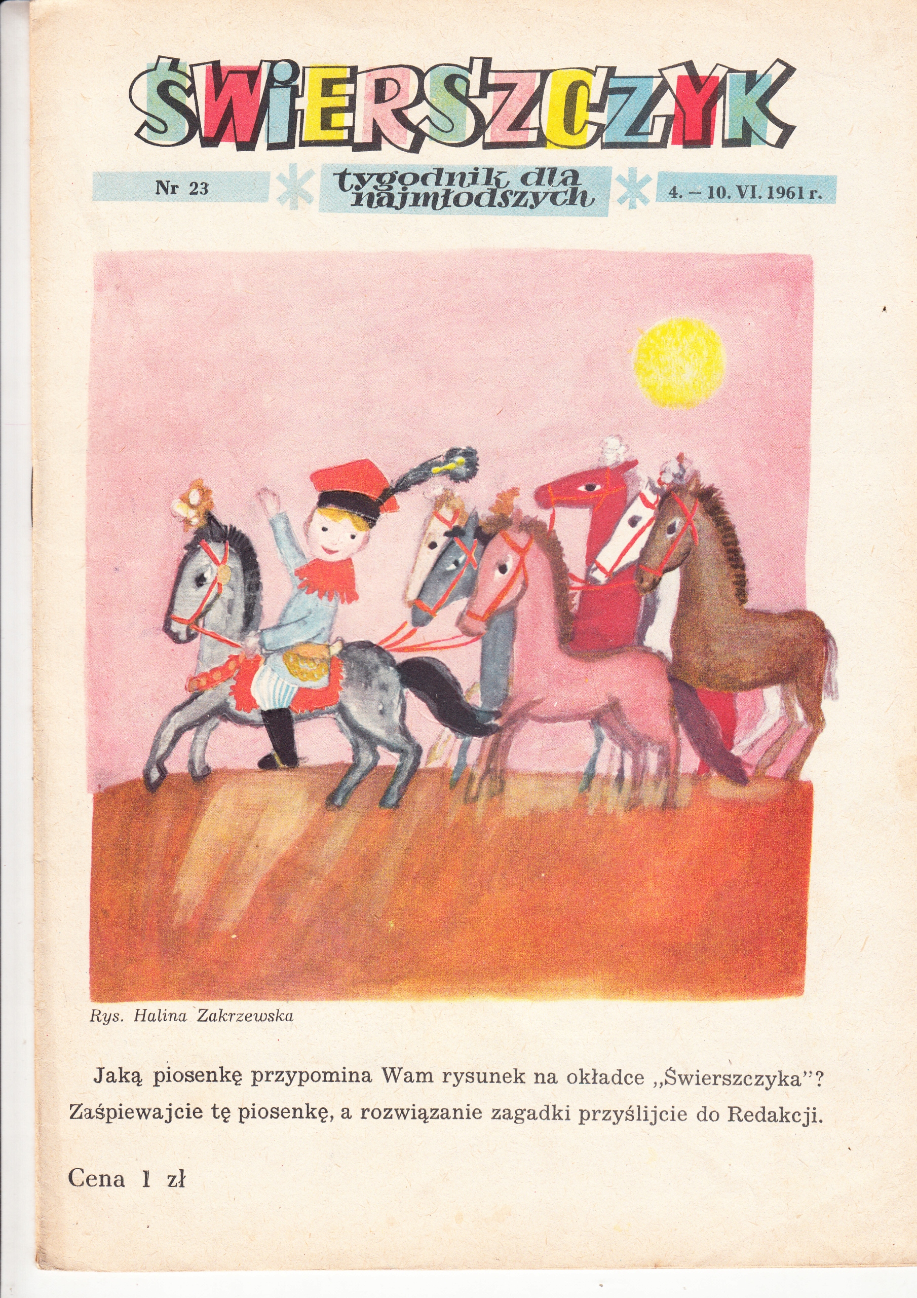 Świerszczyk nr.23 4.-10.VI.1961r.