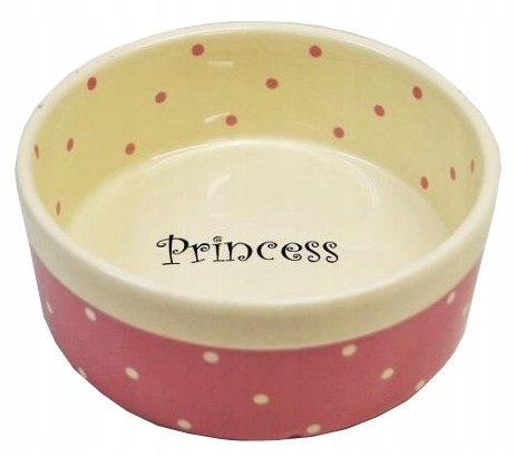 

Yarro/Moderna Miska ceramiczna Princess różowa 13x