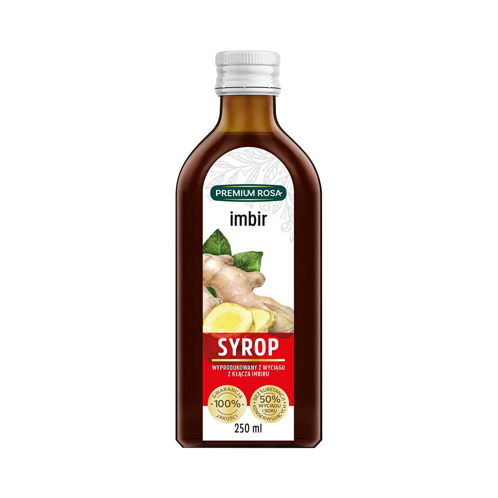Levně Zázvorový sirup 250 ml Sada: 8 ks