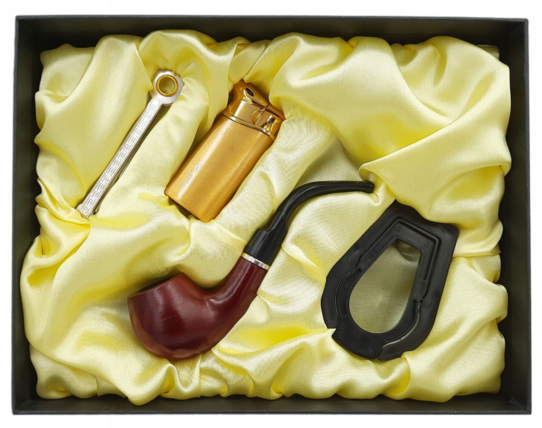 Dárková sada dýmka zapalovač dýmková pomůcka na dýmku obal