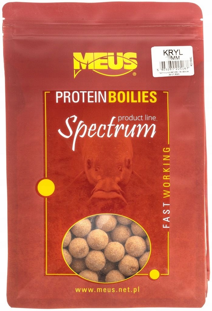 Kulki Zanętowe Meus Spectrum 18mm 1kg Kryl