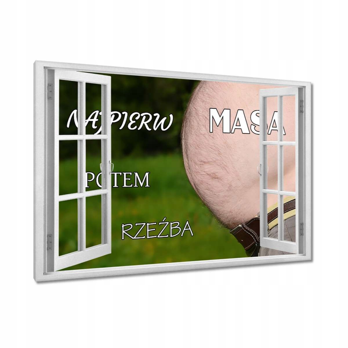 Obrazy 120x80 Nejprve hmota Posilovna
