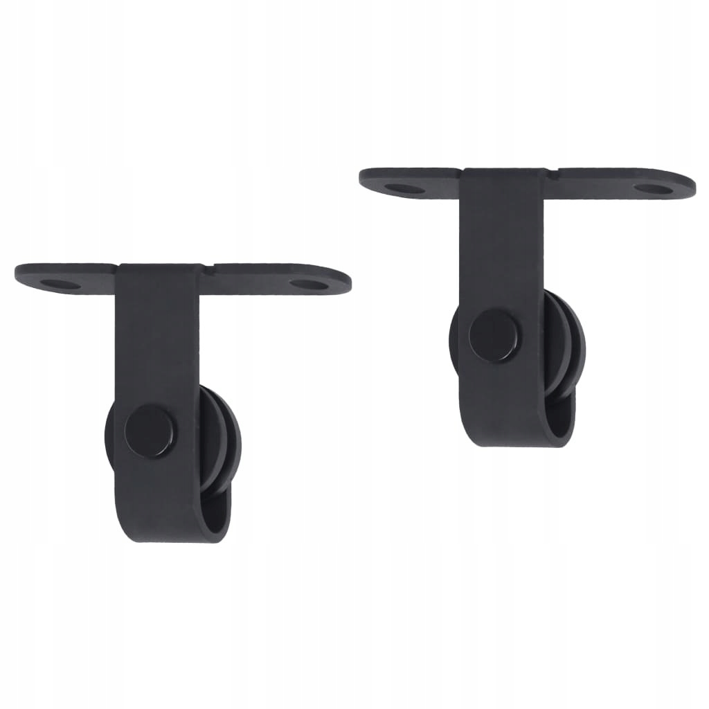 SYSTEM DO DRZWI PRZESUWNYCH STAL WĘGLOWA 183CM Kolor czarny