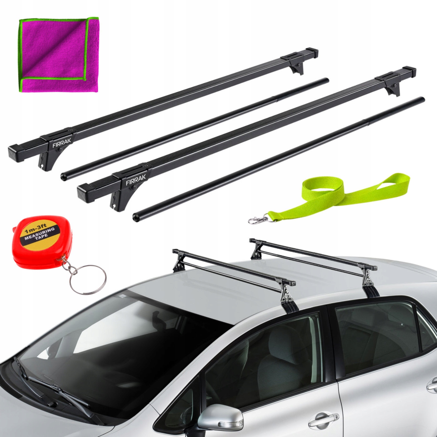 Bagażnik Dachowy Belki do Vw Volkswagen Polo 5 6R V 2009 2014