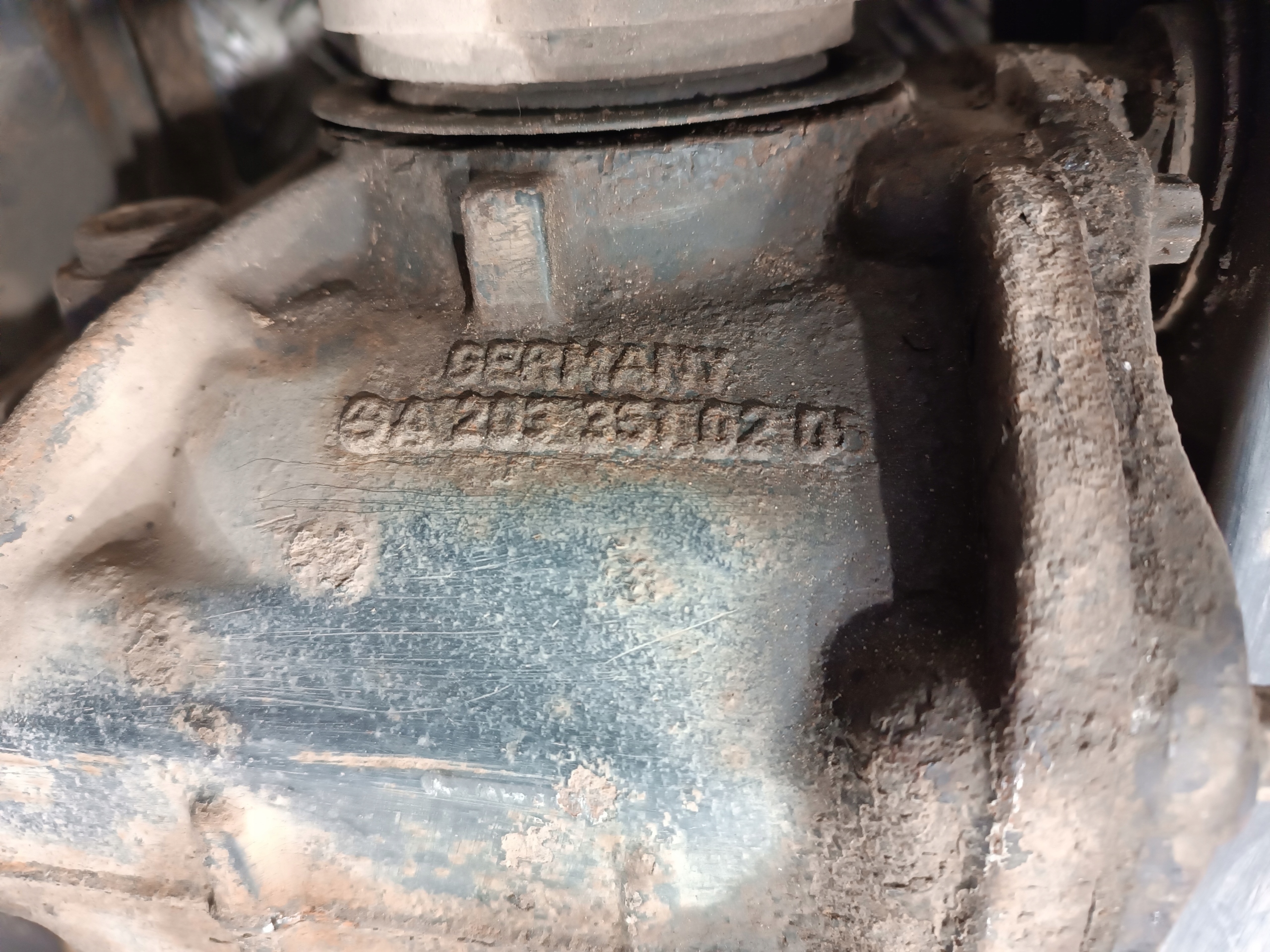 sider axle beam subframe differential rear part MERCEDES W203 COUPE