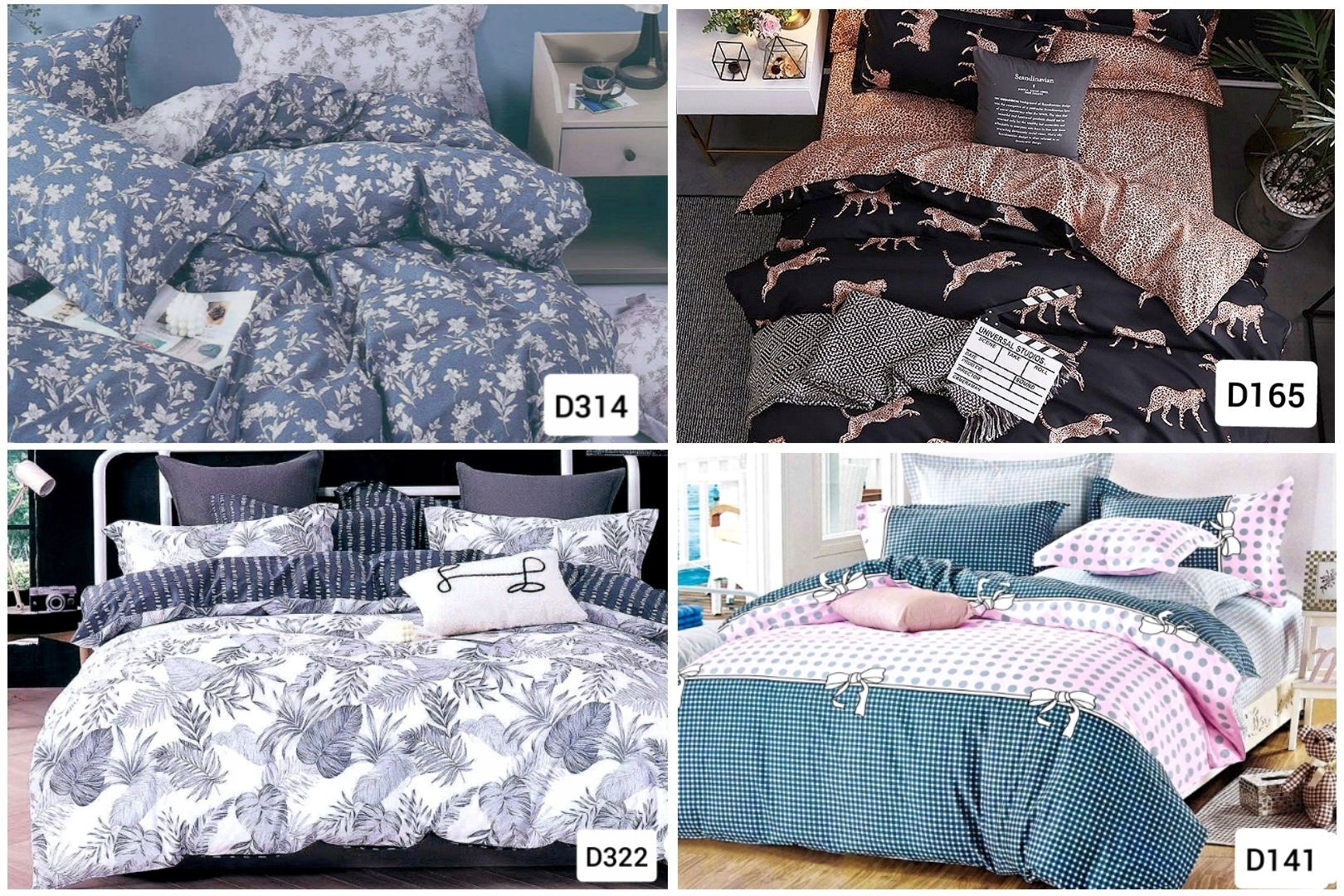 KOMPLET POŚCIELI DWUSTRONNEJ 160x200 WZORY Marka inna