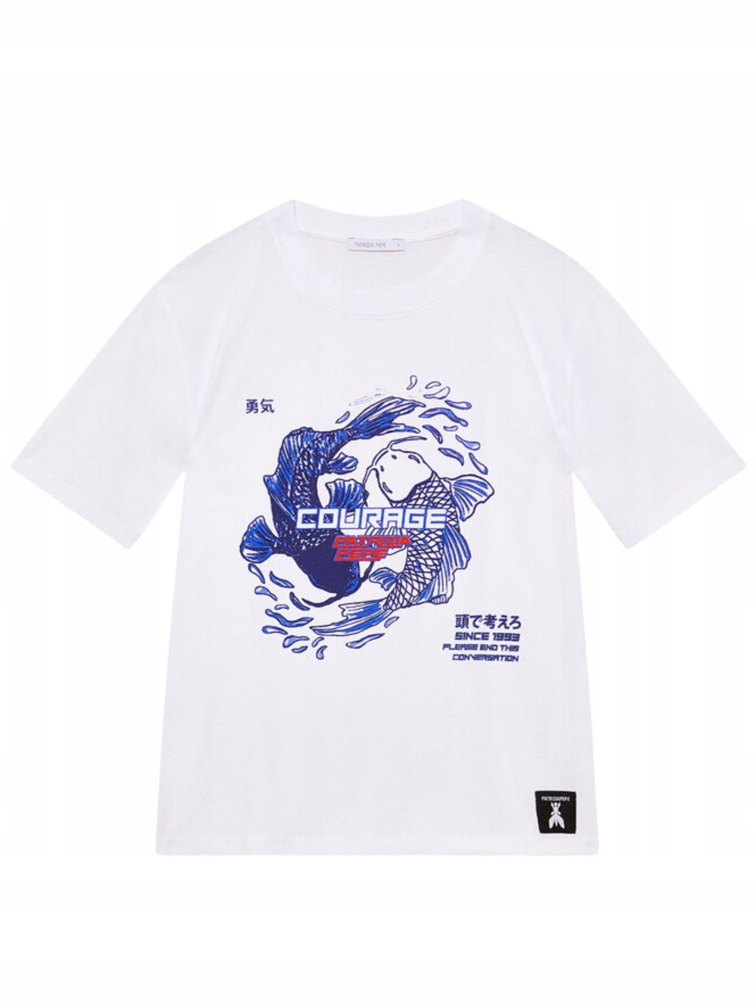 Dámské tričko Patrizia Pepe 2M4464 J297 bílé tričko: 36