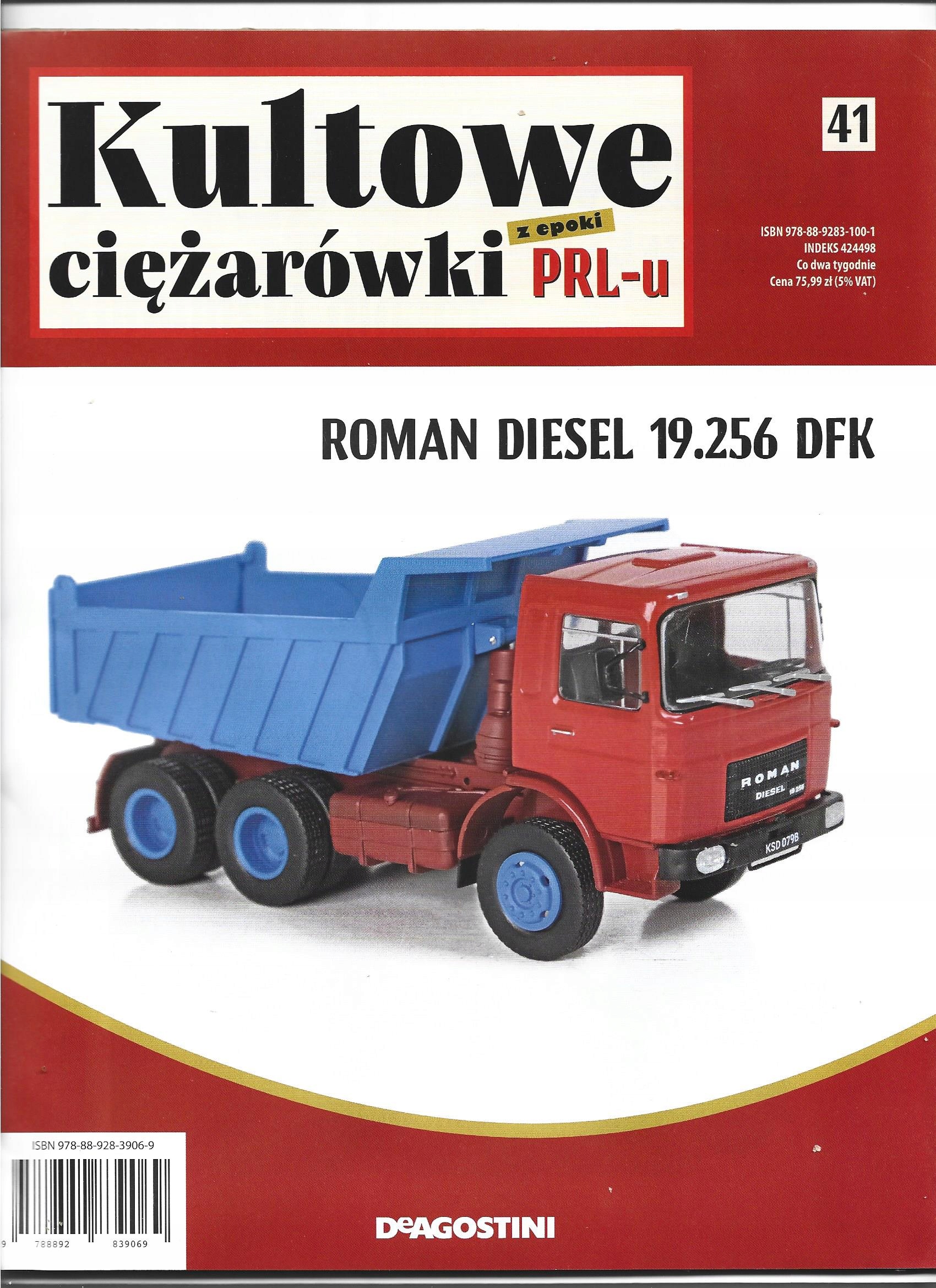 Kultowe ciężarówki PRL 41 Roman Diesel 19.256 DFK Wydawnictwo Deagostini