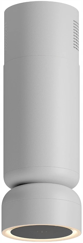 Okap wyspowy tuba Led 655 m3/h biały Ciarko CDW3804B