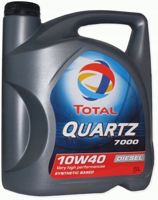 МАСЛО TOTAL 10W-40 QUARTZ DIESEL 7000 5L