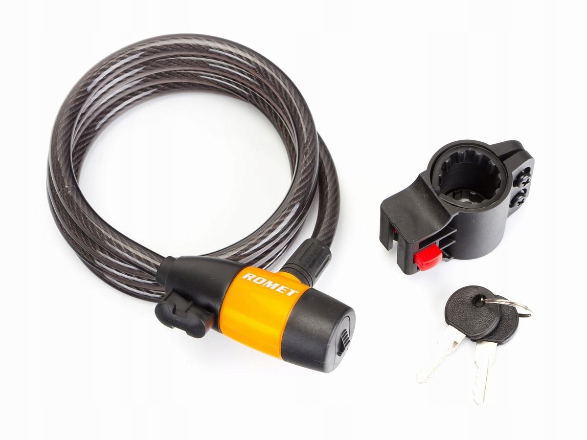 ZAMKNIĘCIE DO ROWERU SPIRALA NA KLUCZ ROMET 150 CM