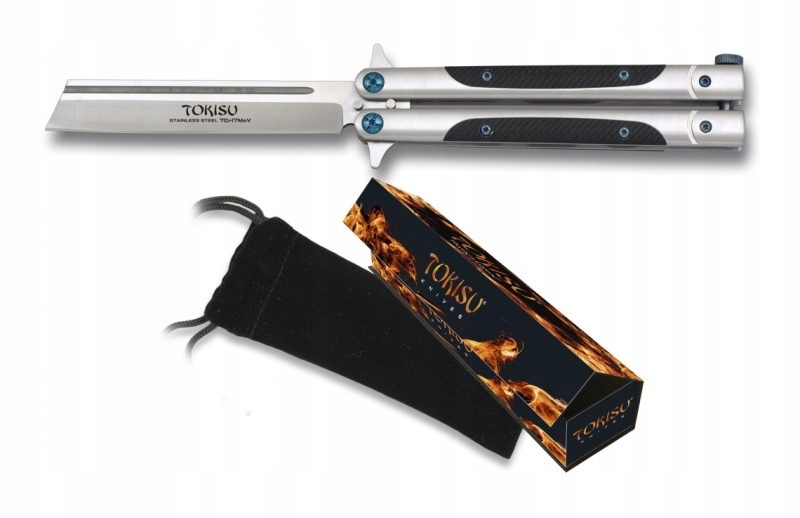 Nůž motýlek Tokisu 02174 G10, japonský styl