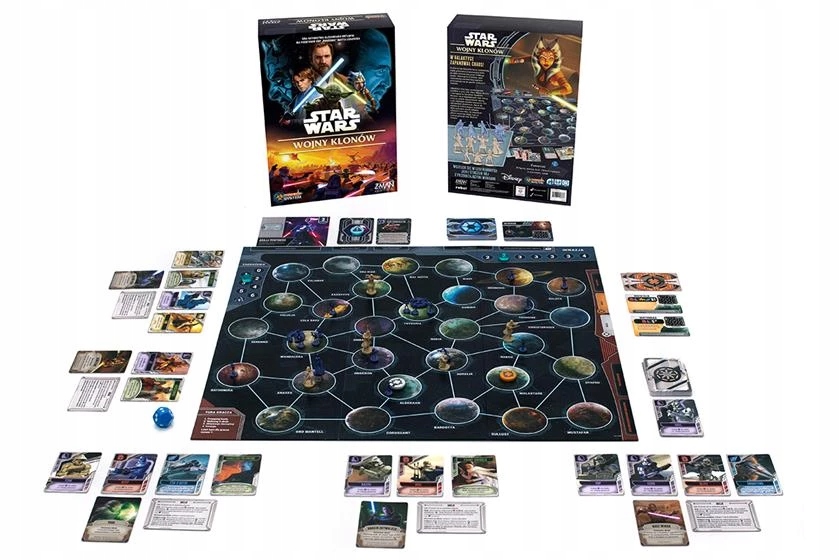 STAR WARS WOJNY KLONÓW GRA PLANSZOWA Wydawca Rebel