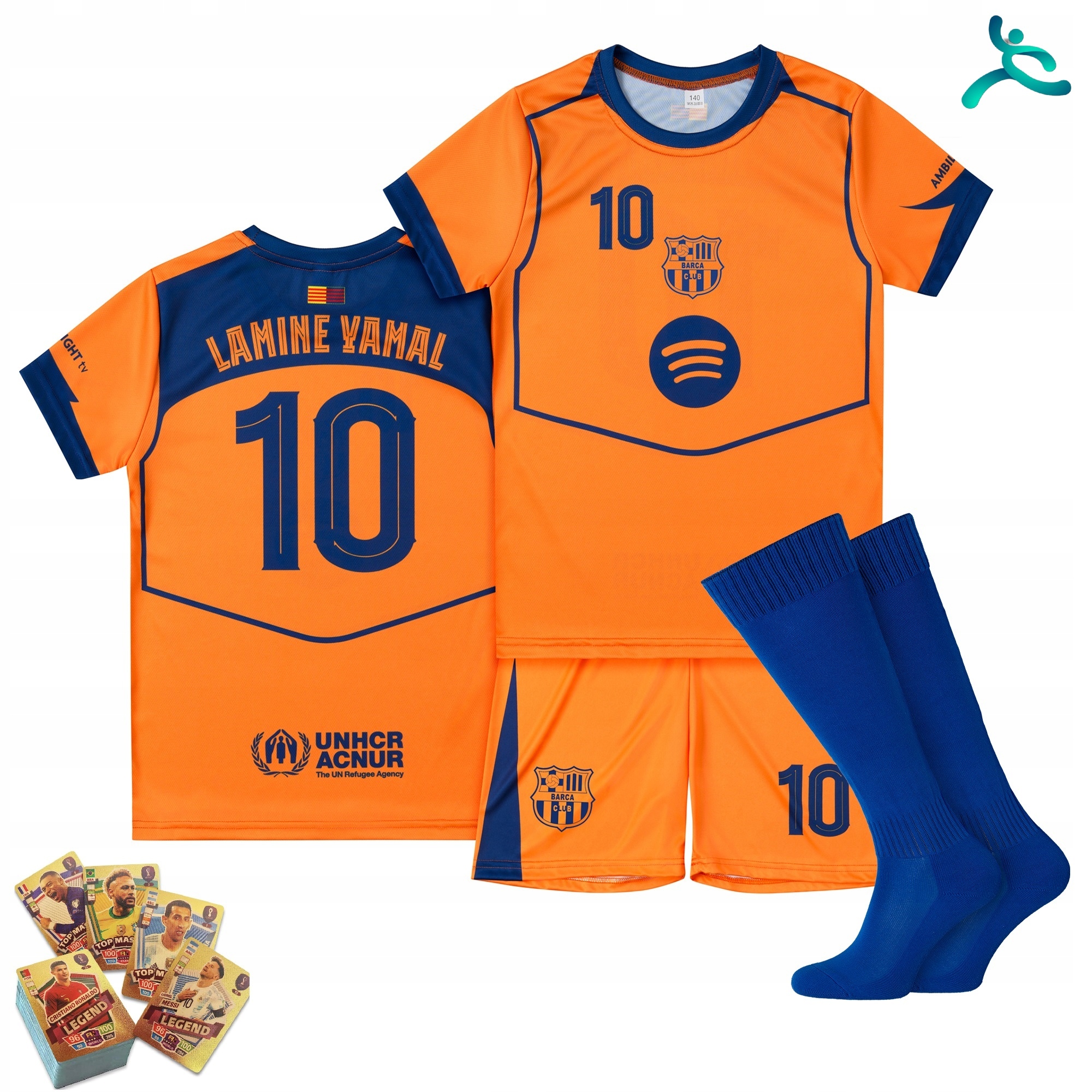 Fotbalové oblečení komplet dárek Lamine Yamal vel 152