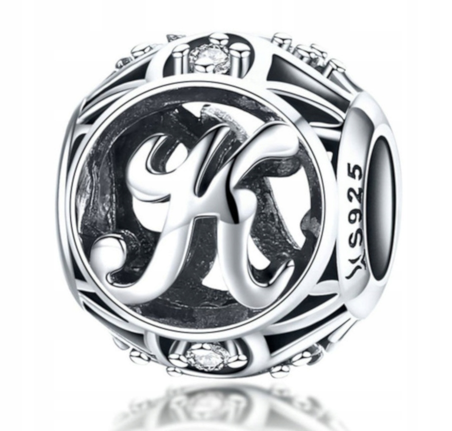 

Charms zawieszka do Pandora Apart Litera K litery