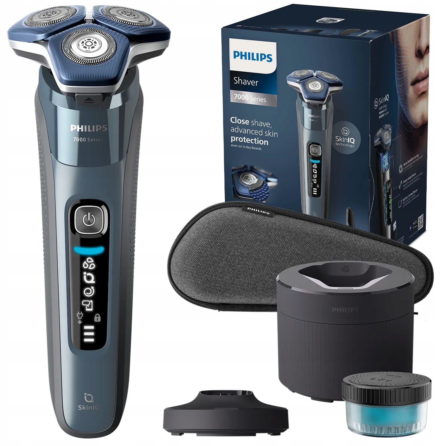 Čisticí Holicí Strojek pro pánský holicí strojek Philips S7887/55 SkinIQ stojan Pouzdro