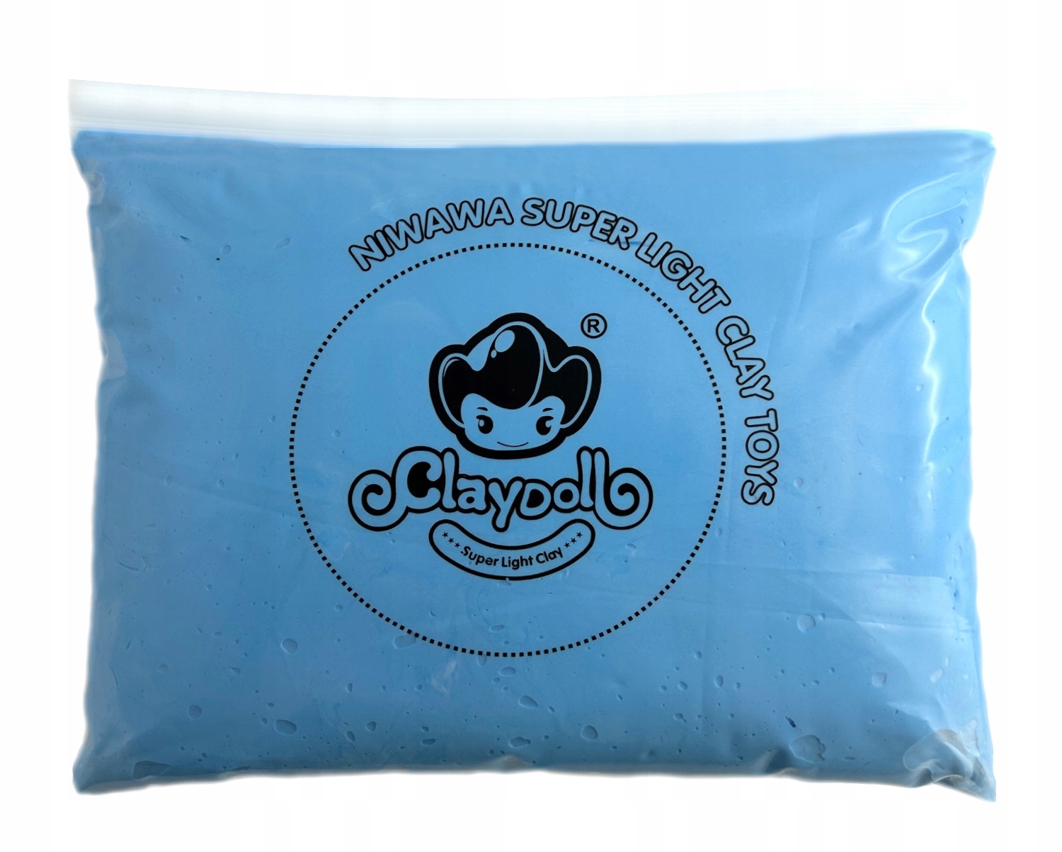 DUŻA MAGICZNA PLASTELINA MASA PLASTYCZNA PIANKOLINA W WORKU WORECZKU 0,5KG Marka inna