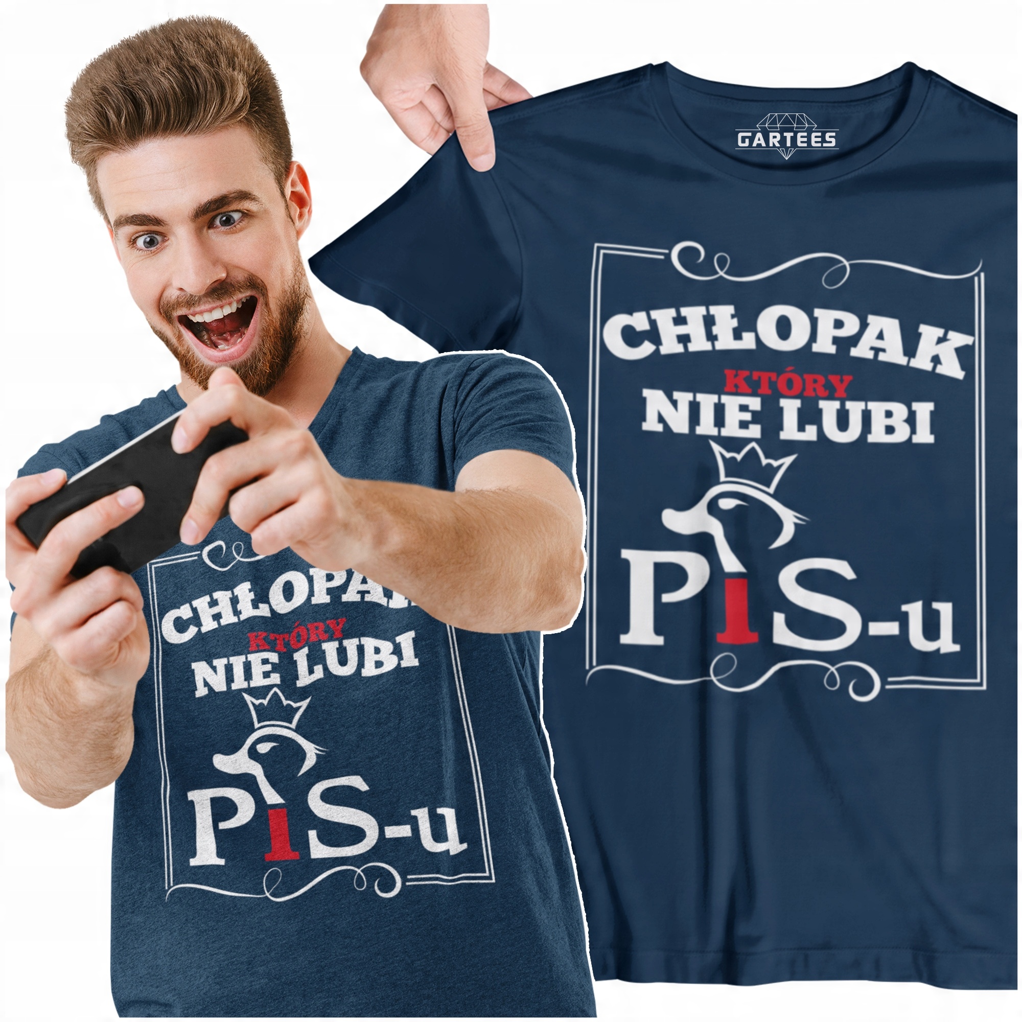 

Koszulka Męska Chłopak Który Nie Lubi Pisu T-shirt