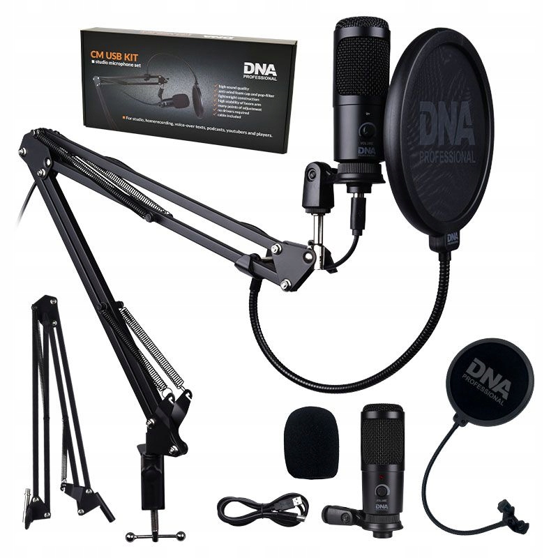 

Dna CM Usb Kit Zestaw Mikrofon Pojemnościowy Usb