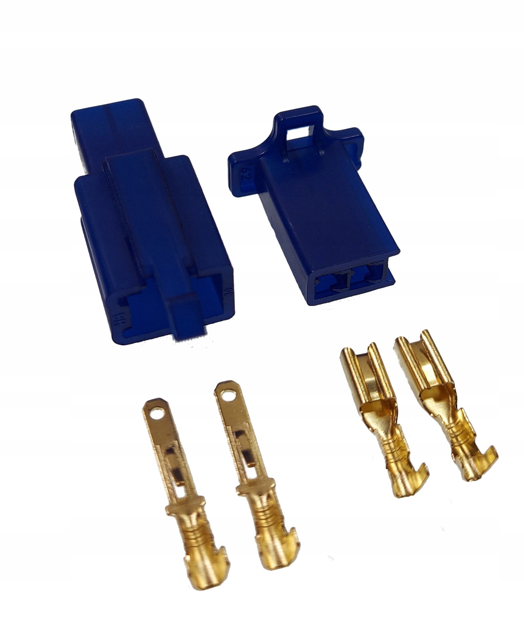 Złącze Kostka Mtw 2-PIN Wtyk Gniazdo Niebieskie motocyklowe