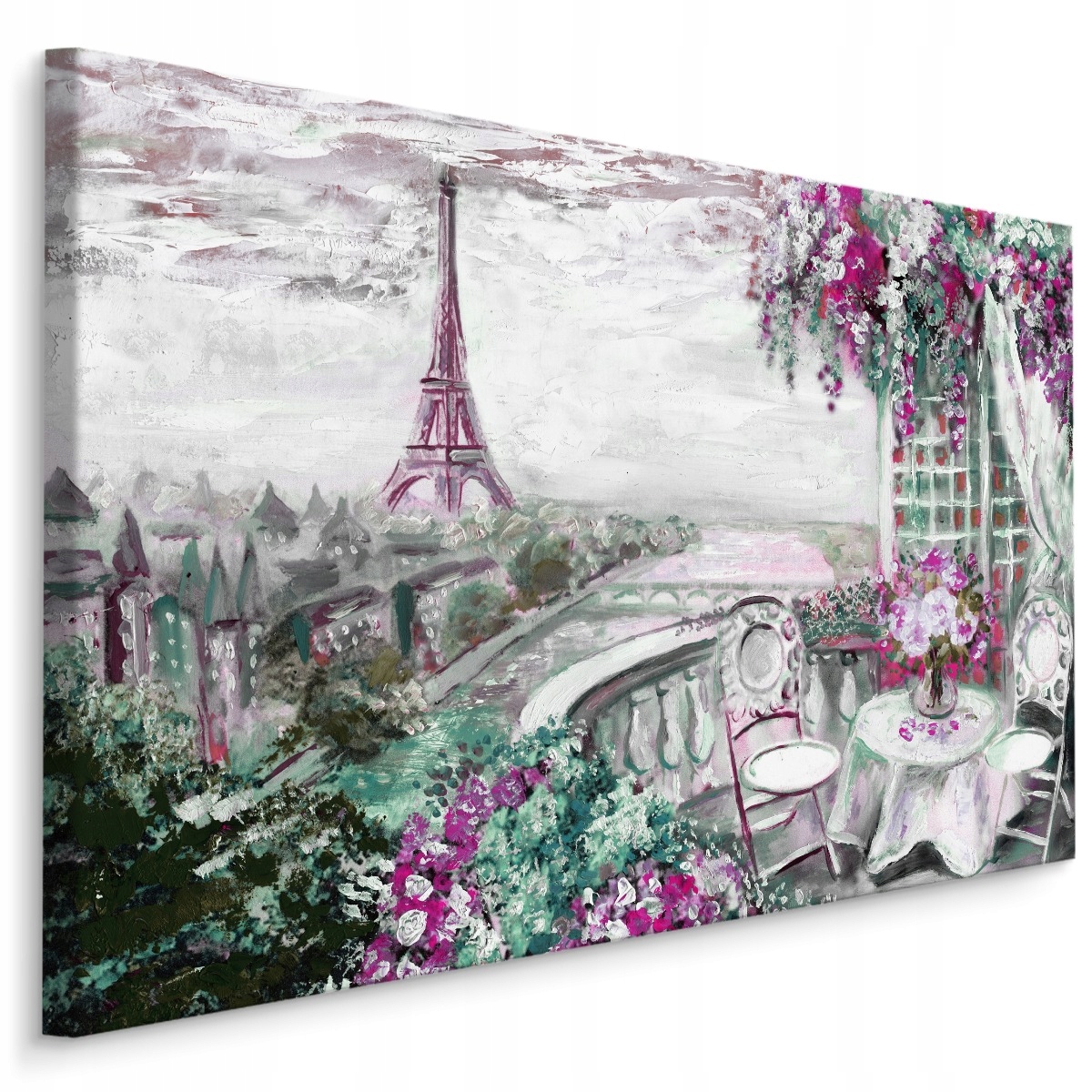 Obraz Canvas Francie Eiffelova Věž Malířství 100x70