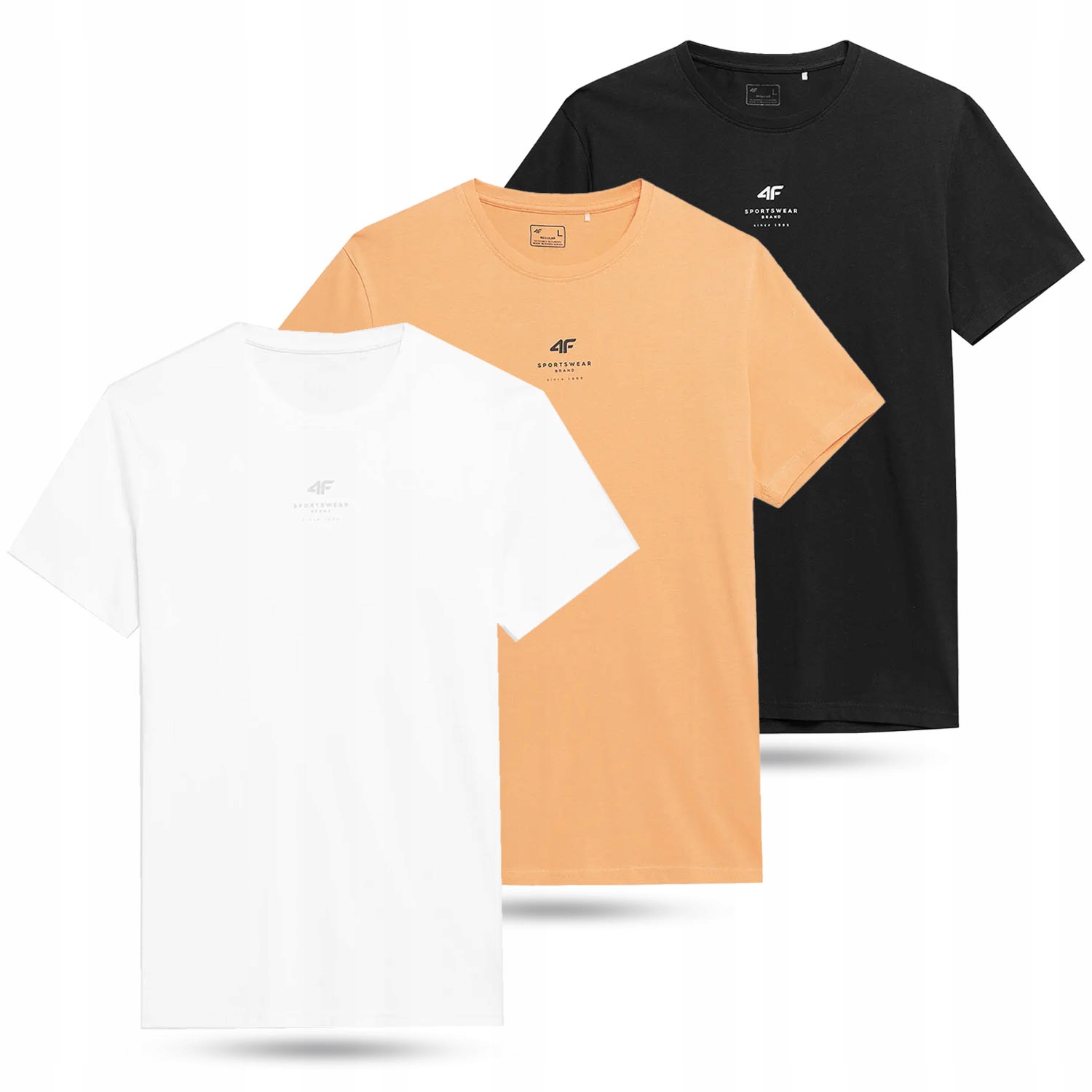 

Koszulka Męska 4F T-shirt Zestaw 3PAK Komplet