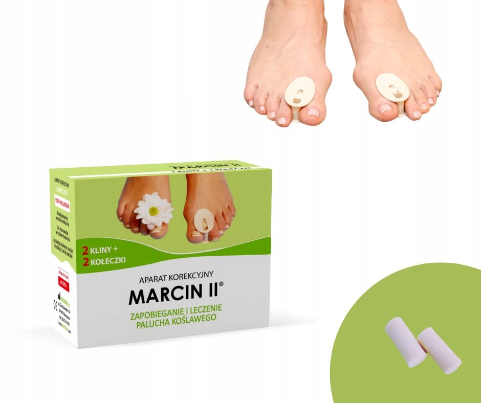 

Aparat na haluksy na dzień Marcin II kliny