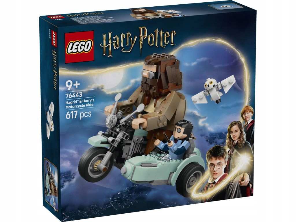 Lego 76443 Harry Potter Motocyklová jízda Hagrida a Harryho