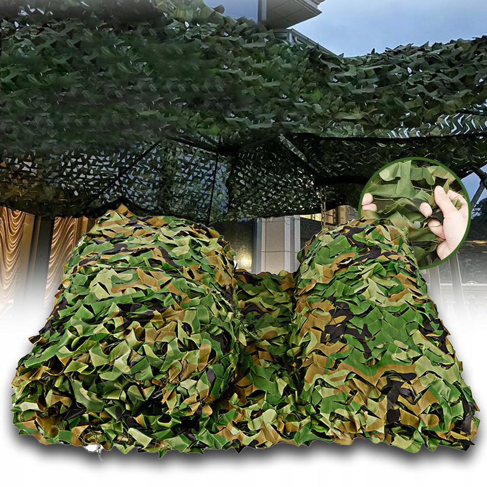 Siatka Wojskowa 4*6M Maskująca Kamuflaż Ogrodowa , Wojskowa