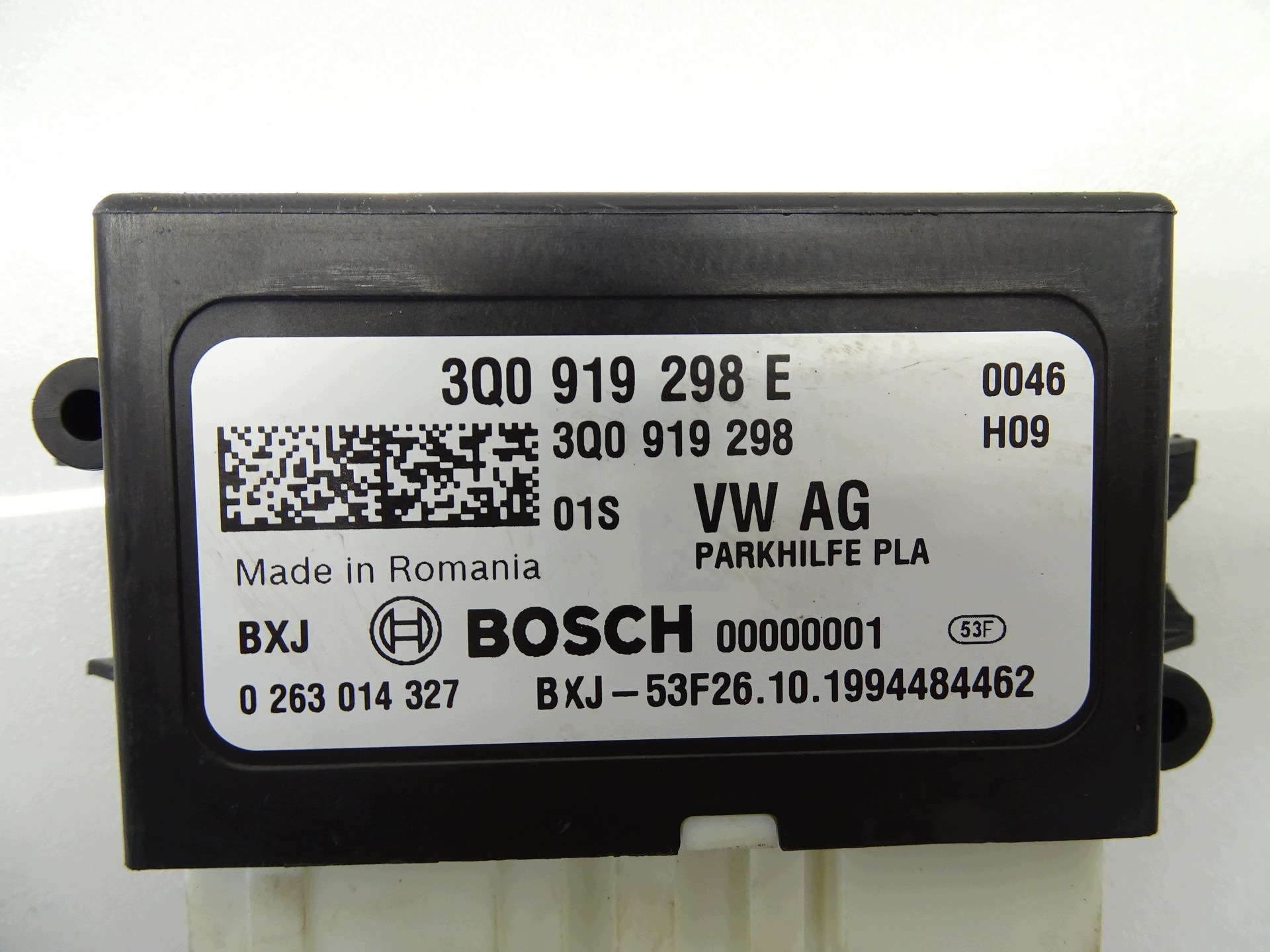 module unité de commande électronique uce capteurs stationnement PDC VW TIGUAN II 3Q0919298E