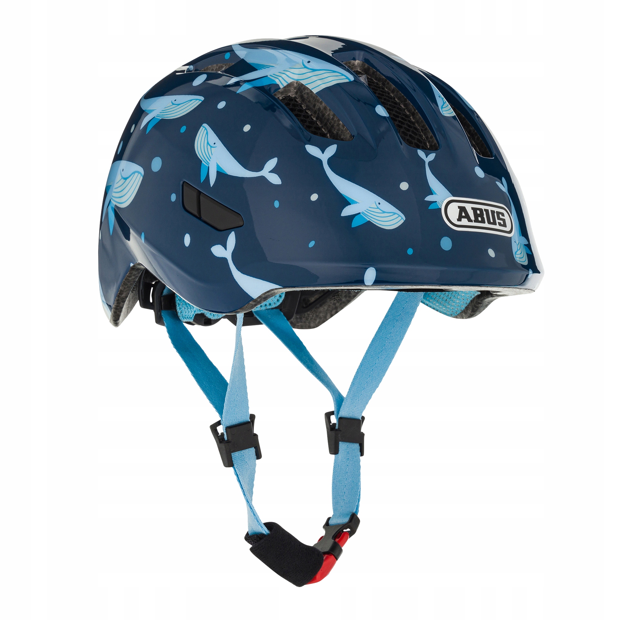 Dětská cyklistická přilba Abus Smiley 3.0 blue whale 50-55 cm (M)