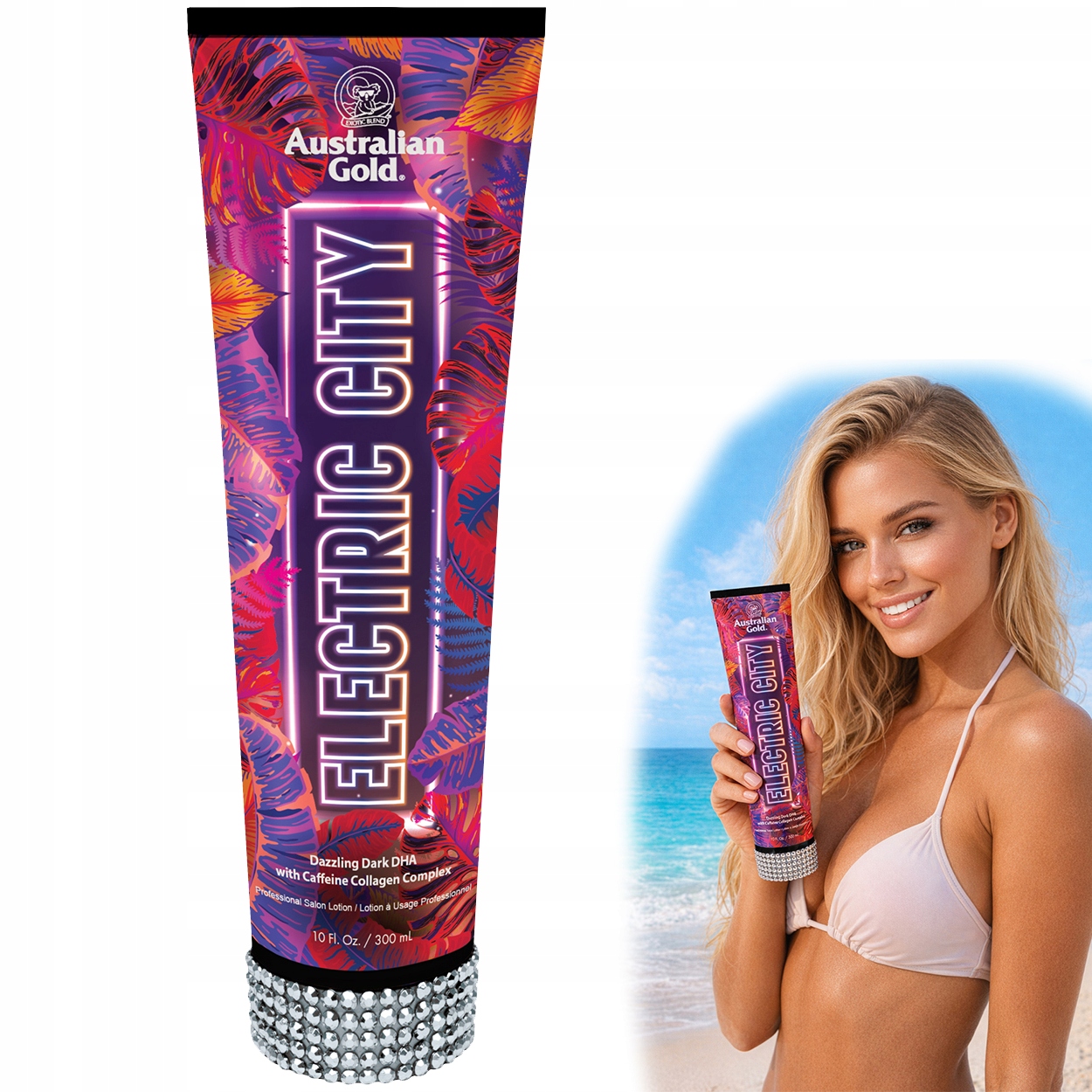 Bronzer na opalování Solarium Australian Gold Electric City Intenzivní 300 ml