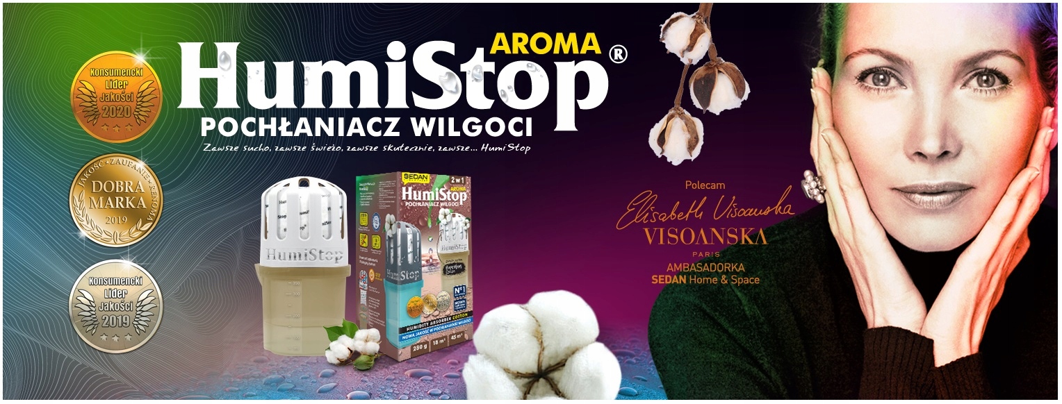 POCHŁANIACZ WILGOCI HUMISTOP AROMA zapach BAWEŁNA Pojemność 400 ml