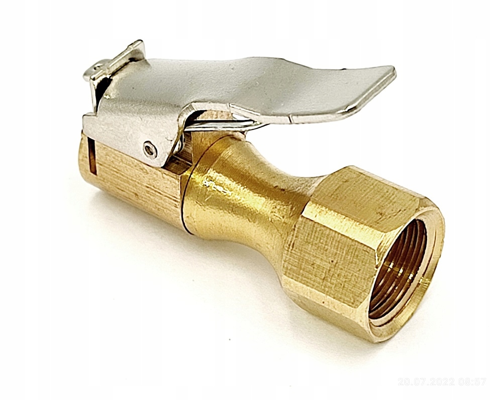 

Końcówka do pompowania kół gwint 1/4 cala mosiężna