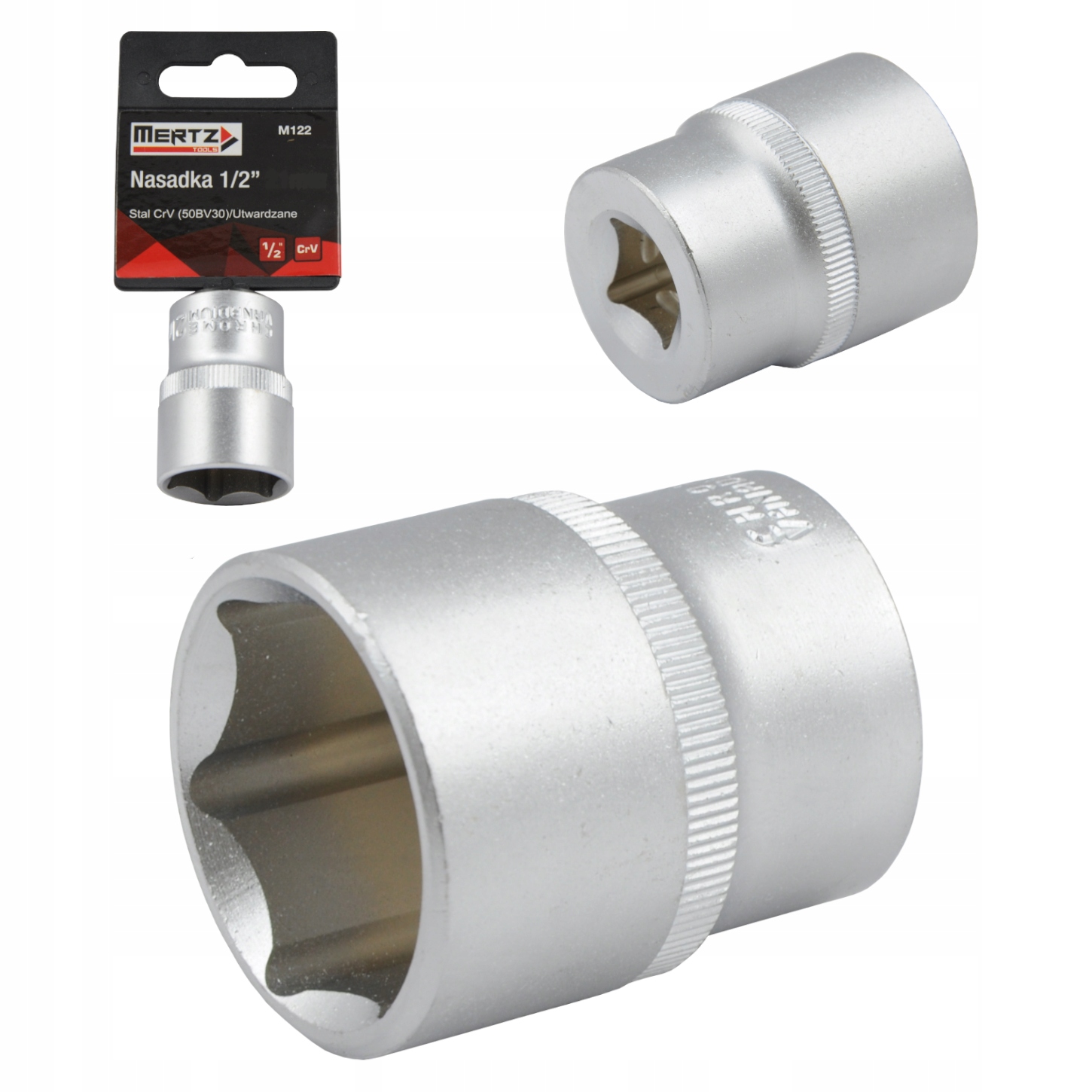 Nasadka Mertz klucz nasadowy sześciokątna CrV M12229 1/2" 16mm