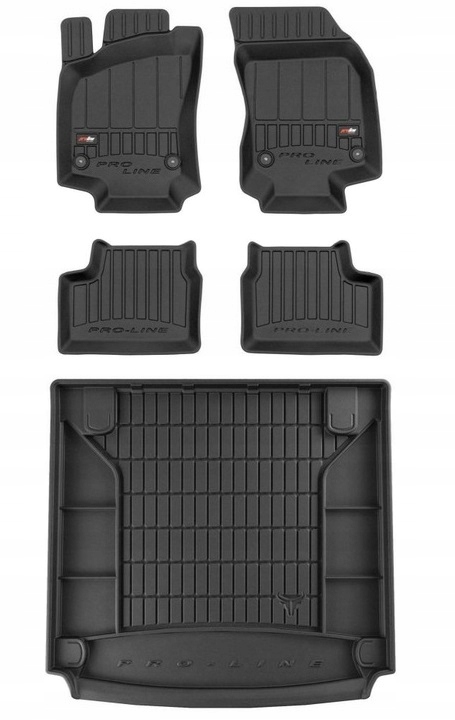 Set 3D gumové rohože Opel Astra H Kombi 2004-2015