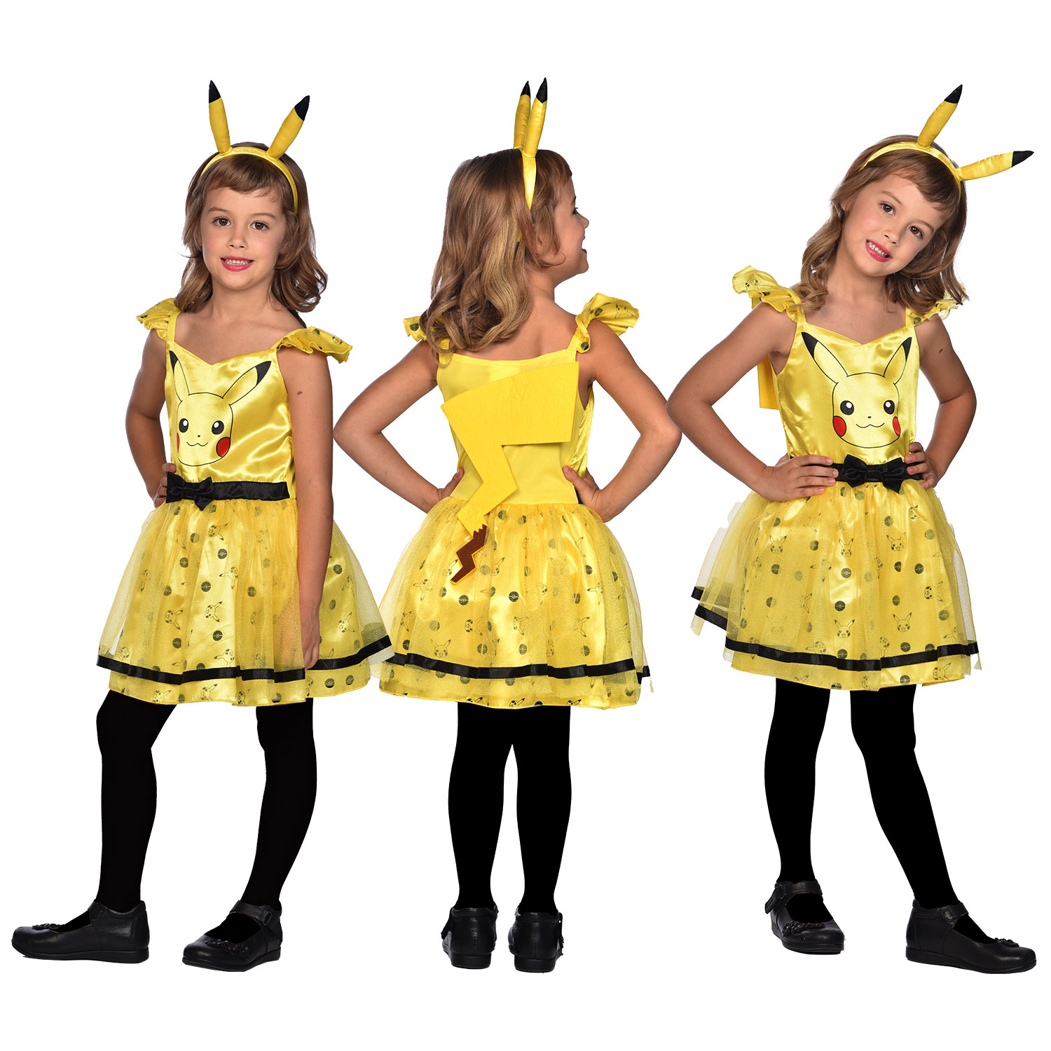Kostium Pokemon Pikachu Sukienka Strój na licencji 6-8 lat 116-128 cm
